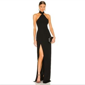 Amanda Uprichard Queen Gown in Black